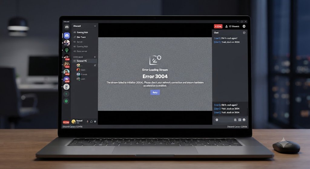 Error 3004 Discord Stream: What It Means and How to Fix It Error 3004 discord stream